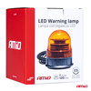 Lampa ostrzegawcza błyskowa kogut 39 LED magnes R65 R10 12V 24V W02m AMIO-02300