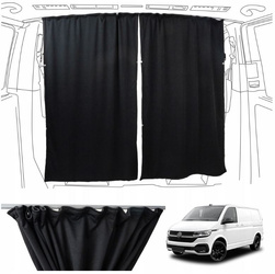 Zasłony zaciemniające przedniej kabiny do VW TRANSPORTER VI T6.1 2019-2023