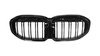 Grill sportowy podwójne żeberka Gloss Black BMW 1 F40 2019-obecnie