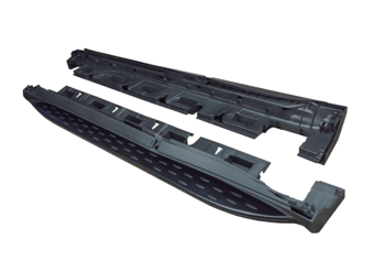 Progi stopnie boczne samochodowe do Mercedes GLC X253 2015-2022, czarne