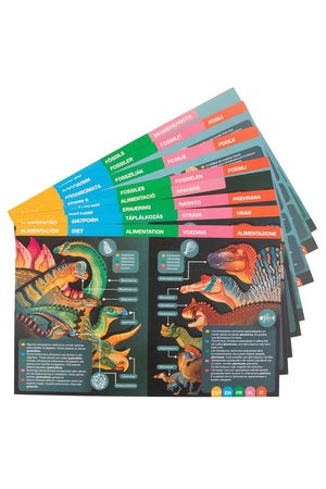 Magnetyczna układanka edukacyjna z kartami Apli Kids - Dino