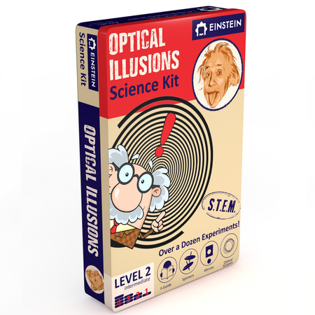 Zestaw do robienia eksperymentów The Purple Cow Einstein - Iluzje optyczne