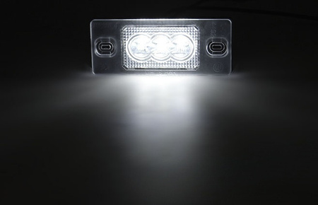 Lampki rejestracji 3xLED do VW Tiguan / Touareg / Golf V variant / Porsche Cayenne do Canbus