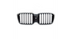 Grill sportowy pojedyncze żeberka Gloss Black BMW X3 G01 F97 X4 G02 F98 Facelift 2021-obecnie