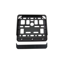 Ramka tablicy rejestracyjnej czarna skuter motorower AMIO-01169