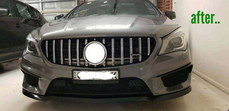 GRILL MERCEDES C117 CLA 13-19 AMG LOOK  B/C