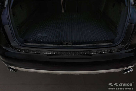 Nakładka na zderzak tylny do AUDI A6 C7 ALLROAD (Carbon Fiber)