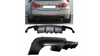 Tylny dyfuzor Matt Black BMW 5 F10 F11 2009-2016