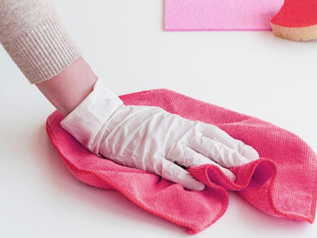 ŚCIERKA 30 X 30 CZERWONA SZMATKA UNIWERSALNA CHŁONNA MIĘKKA MIKROFIBRA DO SPRZĄTANIA KURZU WYCIERANIA MYCIA