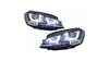 Zestaw Lamp Halogenowych Chrome VW GOLF VII przed liftem 2013-2017