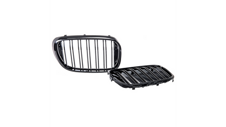 Grill sportowy podwójne żeberka Gloss Black BMW 7 G11 G12 przed liftem 2015-2019