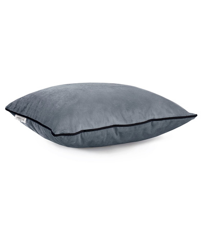 POSZEWKA DEKORACYJNA VELVET 1 SZT. 45 x 45 CM POKROWIEC NA PODUSZKĘ AKSAMITNY Z LAMÓWKĄ