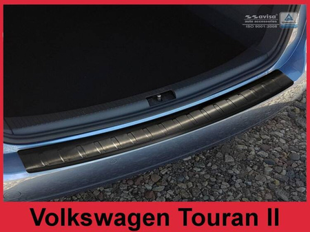 Nakładka na zderzak tylny Volkswagen Touran 2 (Czarna) 2/45086
