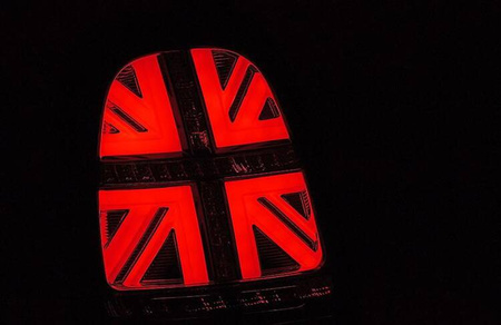 Światła tylne led czerwony biały seq pasuje do Mini Cooper F55 F56 F57 14-17 6-pin