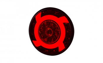 Lampa zespolona tylna HOR 75 - LUCY, diodowa 12/24V (z pierścieniem, kierunkowskaz, światło hamowania, światło pozycyjne, przewód 4x0,5 mm2, długość 1,5 m)