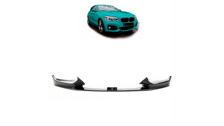 Dokładka przedniego zderzaka Gloss Black BMW 1 F20 F21 Facelift 2015-2019