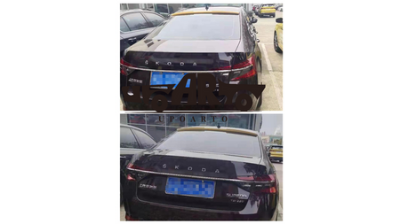 Lotka Lip Spoiler Gloss Black SKODA SUPERB III 2020-obecnie