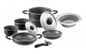 Zestaw Garnków Kempingowych 9+1 FI 24cm Brunner