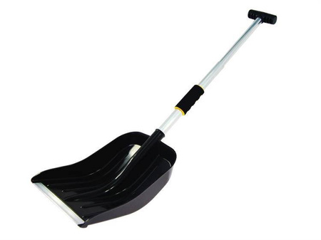 Łopata do śniegu zbrojona, aluminiowa składana rączka, 94cm