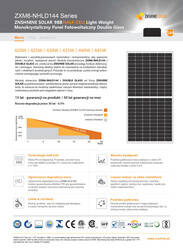Panel fotowoltaiczny 455W ZNSHINE DOUBLE GLASS ZS455W-CZ