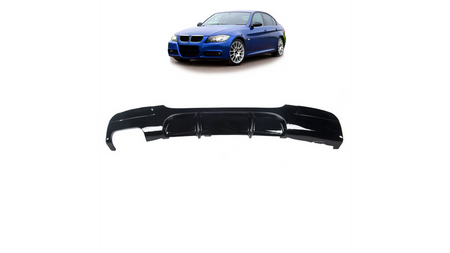 Tylny dyfuzor Gloss Black BMW 3 E90 E91 2004-2011