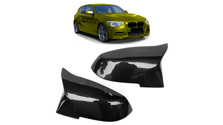 Zestaw osłon lusterek bocznych Carbon BMW 1 F20 F21 2 F22 F23 F87 3 F30 F31 4 F32 F33 F36 X1 E84 2012-2019