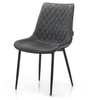 KRZESŁO SHARONTI NOWOCZESNY DESIGN PIKOWANE TAPICEROWANE WELUR SALON BIURO