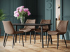 KRZESŁO SHARONTI NOWOCZESNY DESIGN PIKOWANE TAPICEROWANE WELUR SALON BIURO