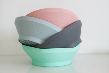 Silikonowe Sitko do piasku Scrunch - Pudrowy Róż