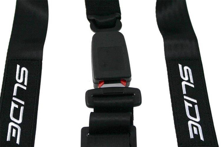 Pasy sportowe SLIDE 3p 2" Black