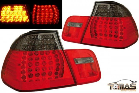 Lampy diodowe BMW E46 01-05 Sedan Red smoke LED