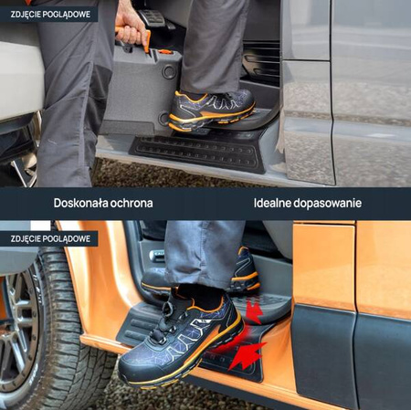 Nakładki ochronne na progi listwy progowe do RENAULT MASTER 1998-2010 | ABS