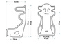 Fotel sportowy SLIDE RS7 FIA Zamsz Czarny