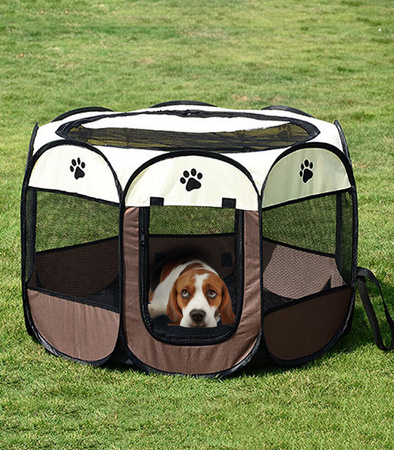 KOJEC DLA PSA KOTA ROZMIAR M SKŁADANY PRZENOŚNY UNIWERSALNY LEGOWISKO KLATKA NAMIOT