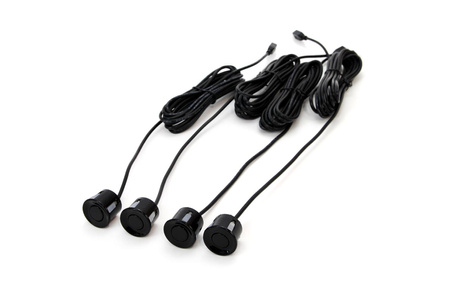 Zestaw czujników parkowania TFT02 4,3" z kamerą HD-315-LED 4 sensory czarne