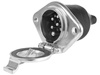 Gniazdo przyczepy 7 PIN, 24V, typ N, aluminiowe
