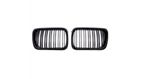 Grill sportowy podwójne żeberka Gloss Black BMW 3 E36 Compact Facelift 1996-1999