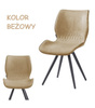 KRZESŁO HORSAL TAPICEROWANE SALON NOWOCZESNY DESIGN FOTEL WELUR JADALNIA