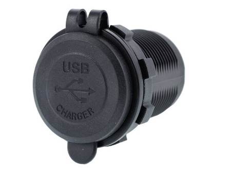 Ładowarka do zabudowy 2x USB QC3.0 z włącznikiem dotykowym i podświetleniem