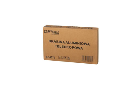 Drabina aluminiowa 8 stopni / 2,6m / max 150kg