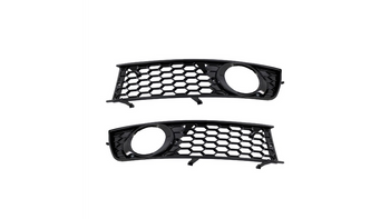 Ramki do halogenów Gloss Black AUDI A4 B6 2001-2004