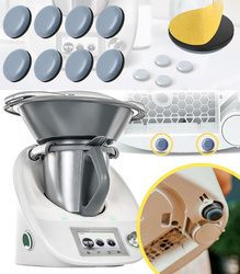 PODKŁADKA SAMOPRZYLEPNA 8 SZT ŚLIZGACZ SUWAK OKRĄGŁY AKCESORIA CZĘŚĆ ZAMIENNA DO ROBOTA KUCHENNEGO THERMOMIXA