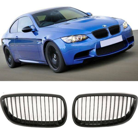GRILL NERKI BMW E92 E93 06-10 SINGLE FLAT GLOSS