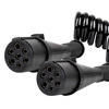 Przewód spiralny naczepy TIR 2x 7 PIN typ N 5m 24V AMIO-04380