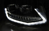 Lampy reflektory Vw T6 15- black tube led drl dts
