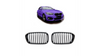 Grill sportowy pojedyncze żeberka Matt Black BMW 1 F20 F21 Facelift 2015-2019