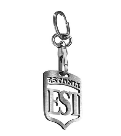 Brelok stalowy -  Estonia (srebrny)