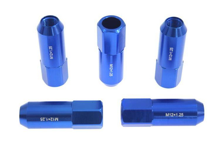 Nakrętki JBR 60mm M12 x1.25 BLUE