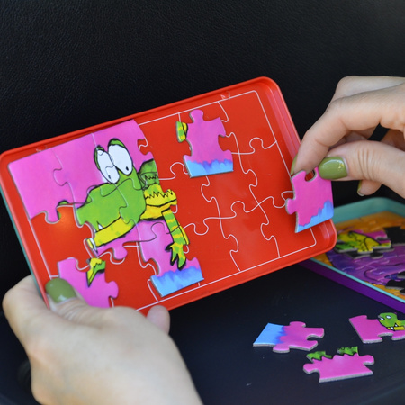 Gra magnetyczna The Purple Cow - Puzzle Farma