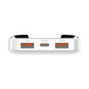 Powerbank LDNIO PQ12, 15W, 10000mah (biały)